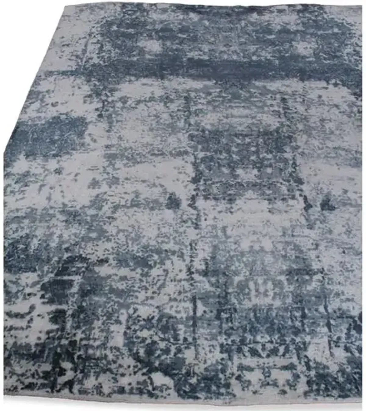 Lemint Hand-Knotted Rug - Blue - Exquisite Rugs - Handcrafted - Blue