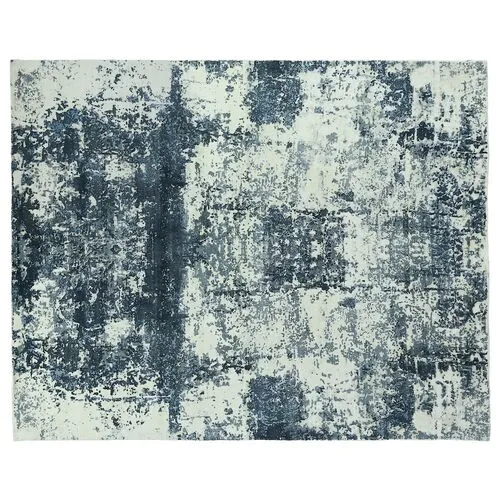 Lemint Hand-Knotted Rug - Blue - Exquisite Rugs - Handcrafted - Blue