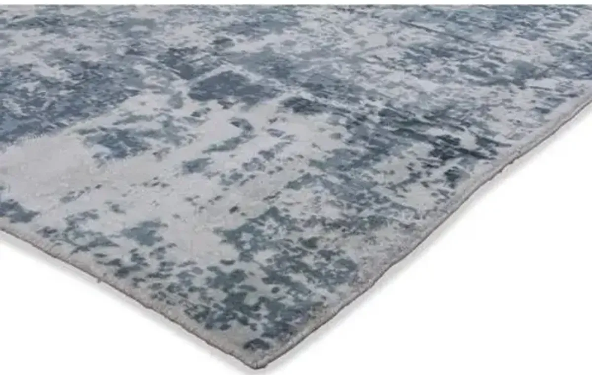 Lemint Hand-Knotted Rug - Blue - Exquisite Rugs - Handcrafted - Blue