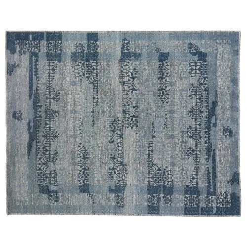 Karis Hand-Knotted Rug - Blue - Exquisite Rugs - Blue