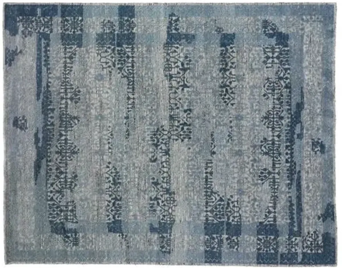 Karis Hand-Knotted Rug - Blue - Exquisite Rugs - Blue