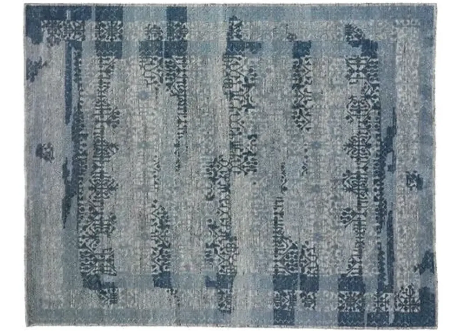 Karis Hand-Knotted Rug - Blue - Exquisite Rugs - Blue