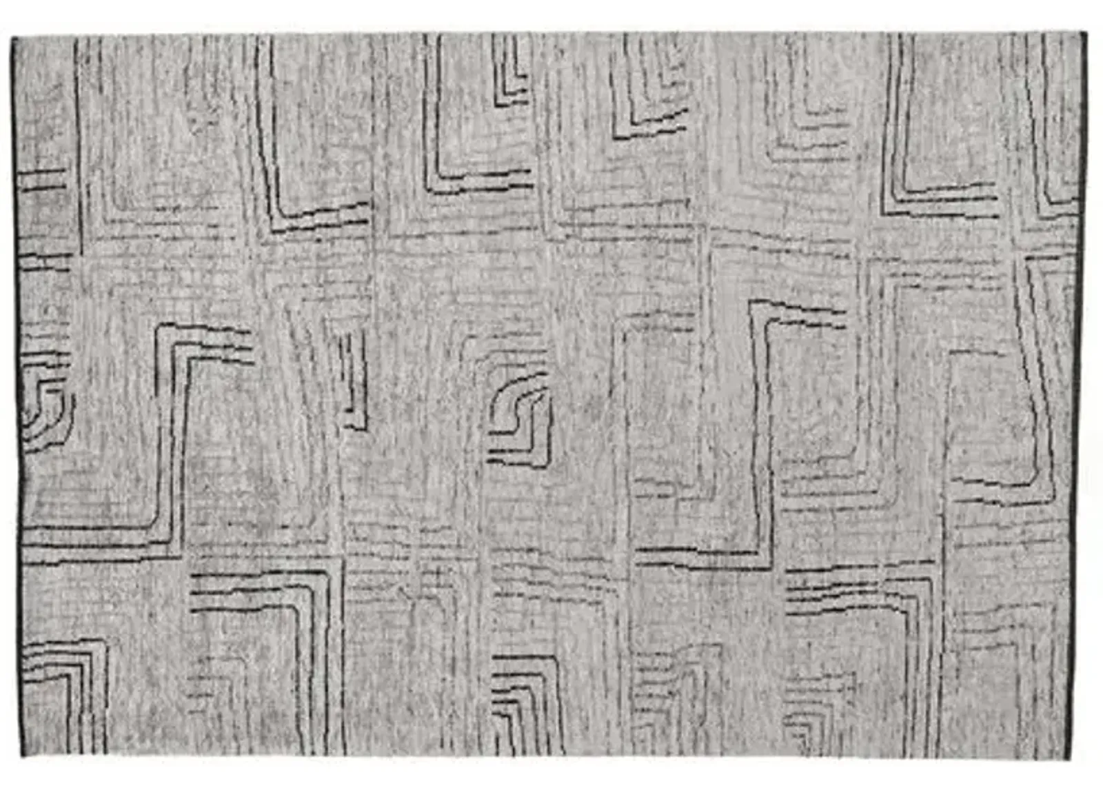 Inza Hand-Knotted Rug - Ivory - Exquisite Rugs - Beige - Beige