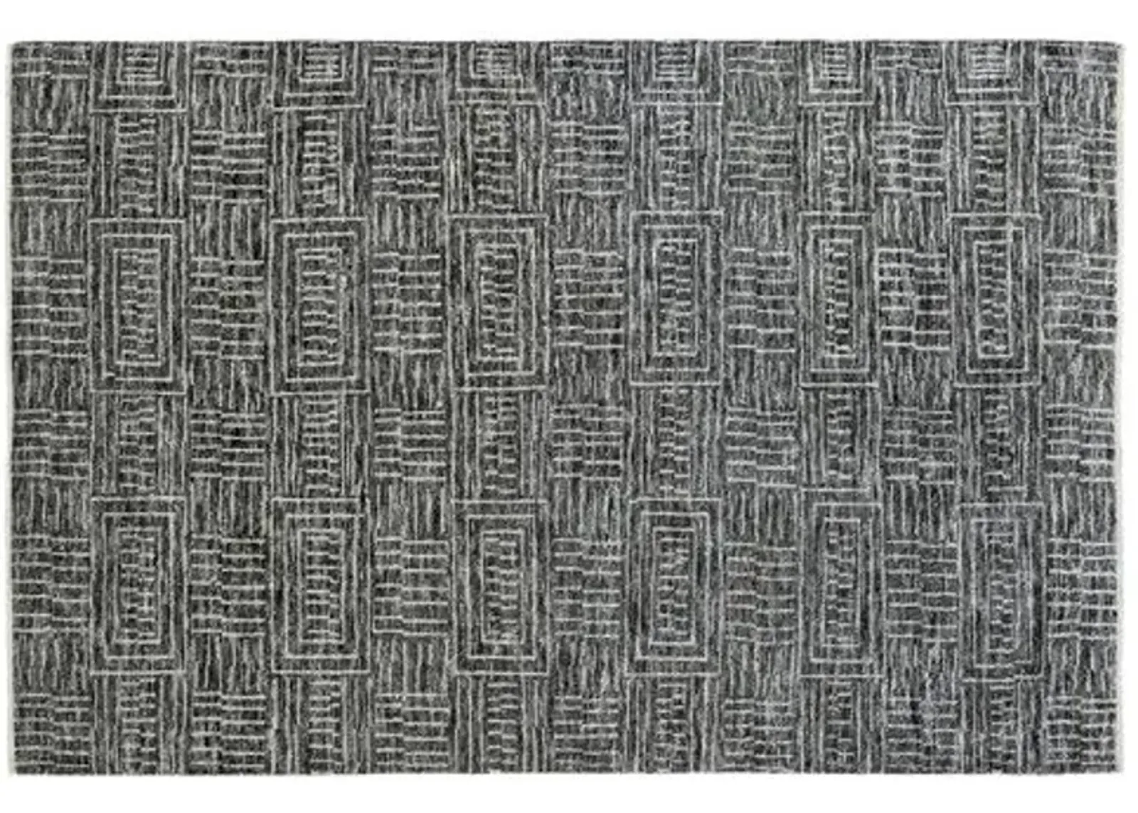 Inza Hand-Knotted Rug - Black - Exquisite Rugs - Black