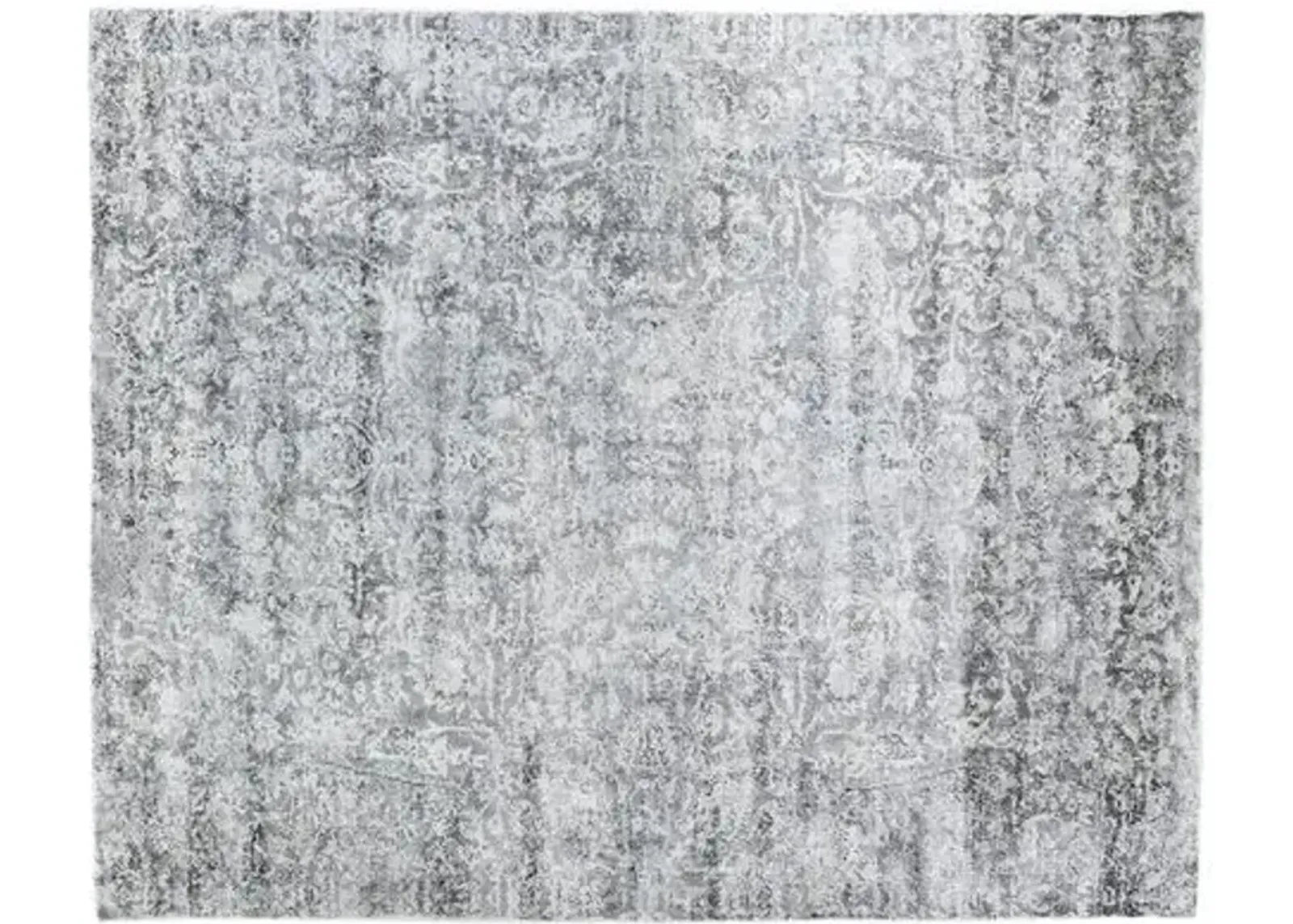 Link Hand-Knotted Rug - Gray - Exquisite Rugs - Gray