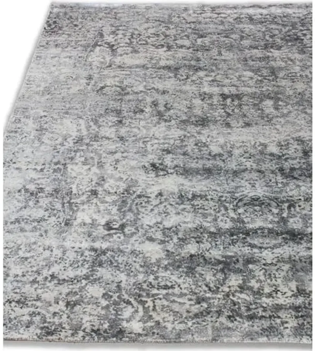 Link Hand-Knotted Rug - Gray - Exquisite Rugs - Gray