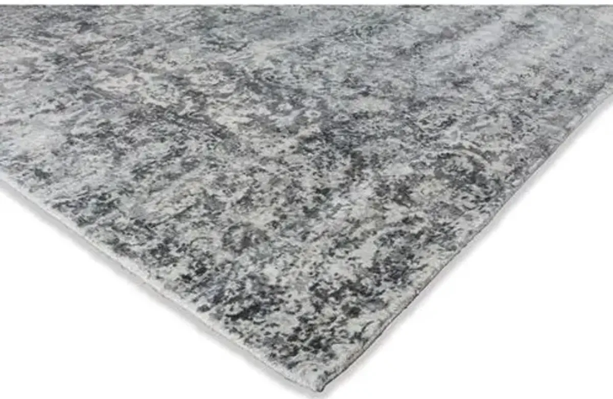 Link Hand-Knotted Rug - Gray - Exquisite Rugs - Gray