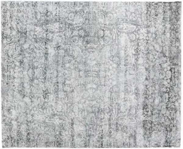 Link Hand-Knotted Rug, Gray
