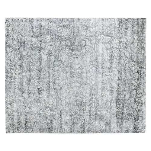 Link Hand-Knotted Rug - Gray - Exquisite Rugs - Gray