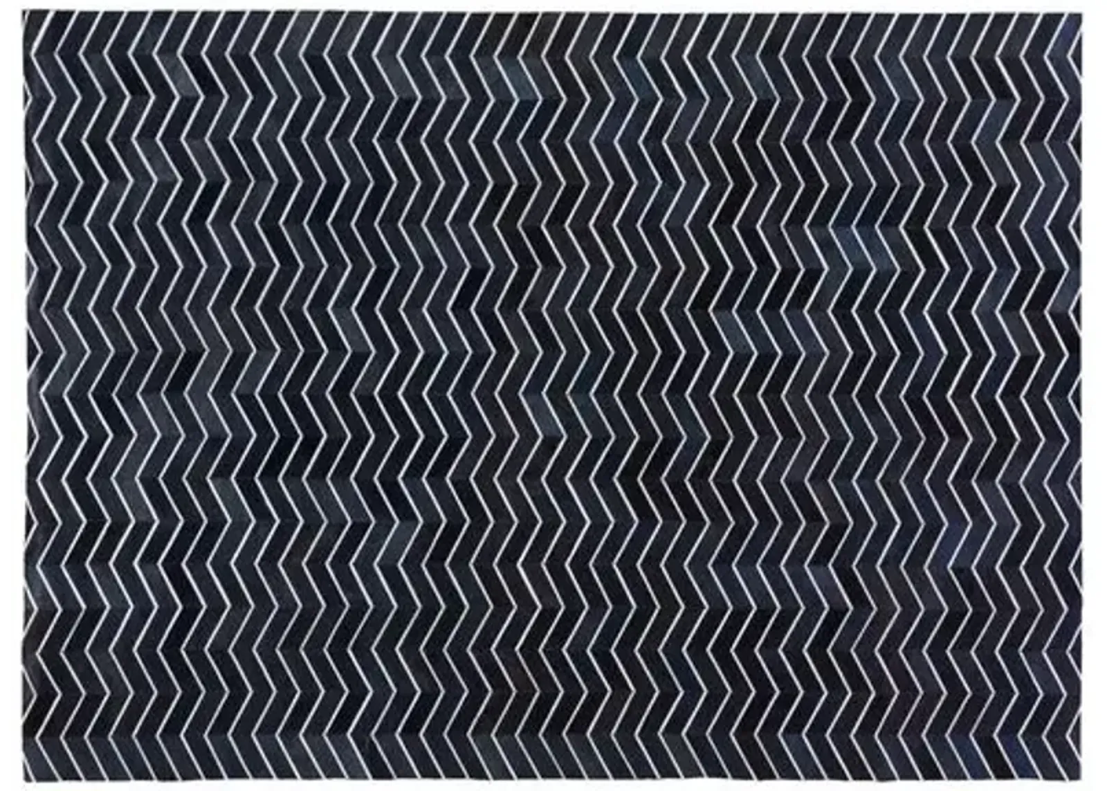 Amari Hide Rug - Navy - Exquisite Rugs - Blue - Blue