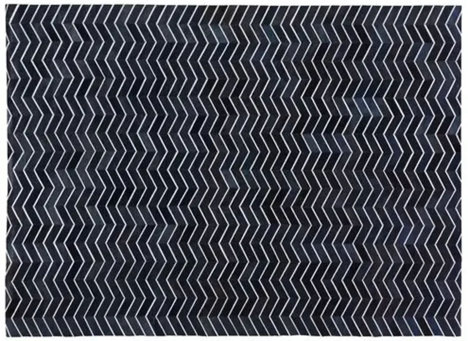 Amari Hide Rug - Navy - Exquisite Rugs - Blue - Blue