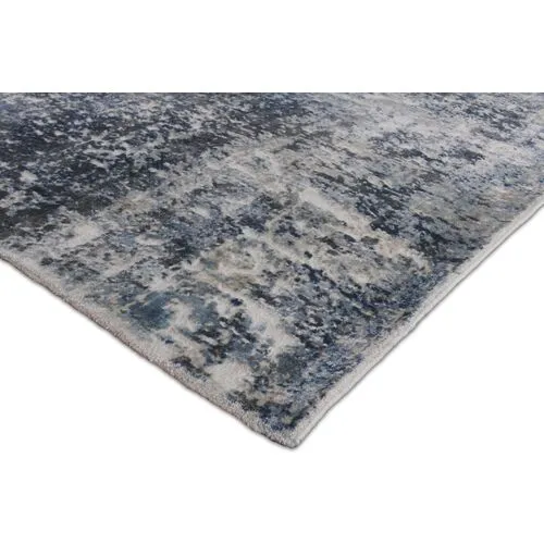 Porto Hand-Knotted Rug - Blue - Exquisite Rugs - Blue