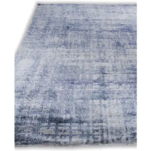 Scoggin Hand-Knotted Rug - Blue - Exquisite Rugs - Blue