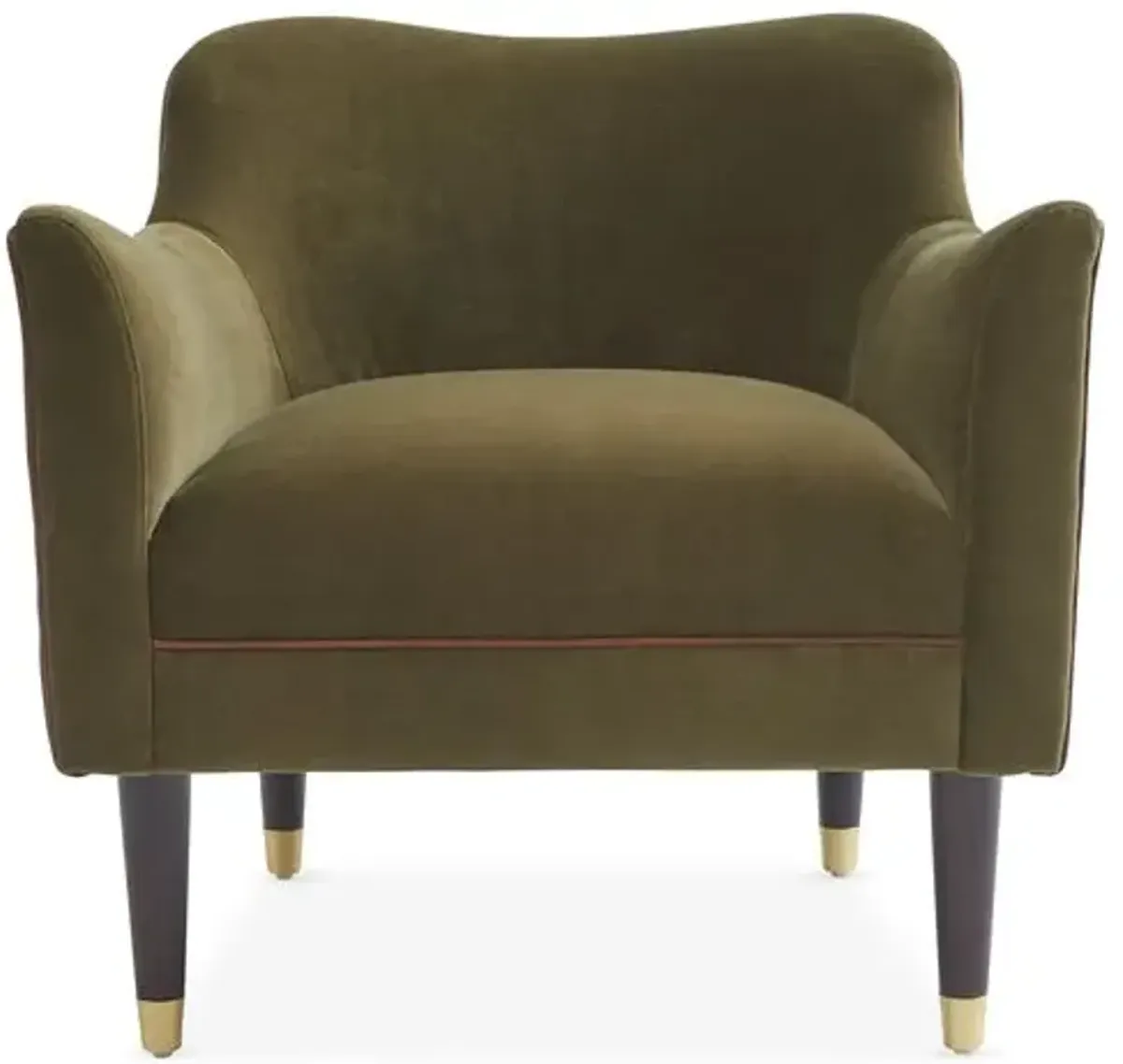 Alexander Accent Chair - Velvet - Kim Salmela - Handcrafted - Green, Comfortable, Durable, Velvet Upholstery