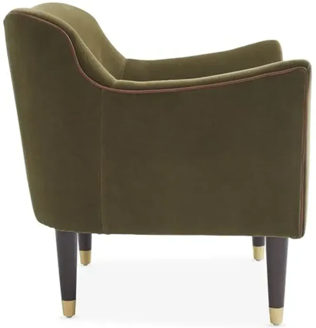 Alexander Accent Chair - Velvet - Kim Salmela - Handcrafted - Green, Comfortable, Durable, Velvet Upholstery