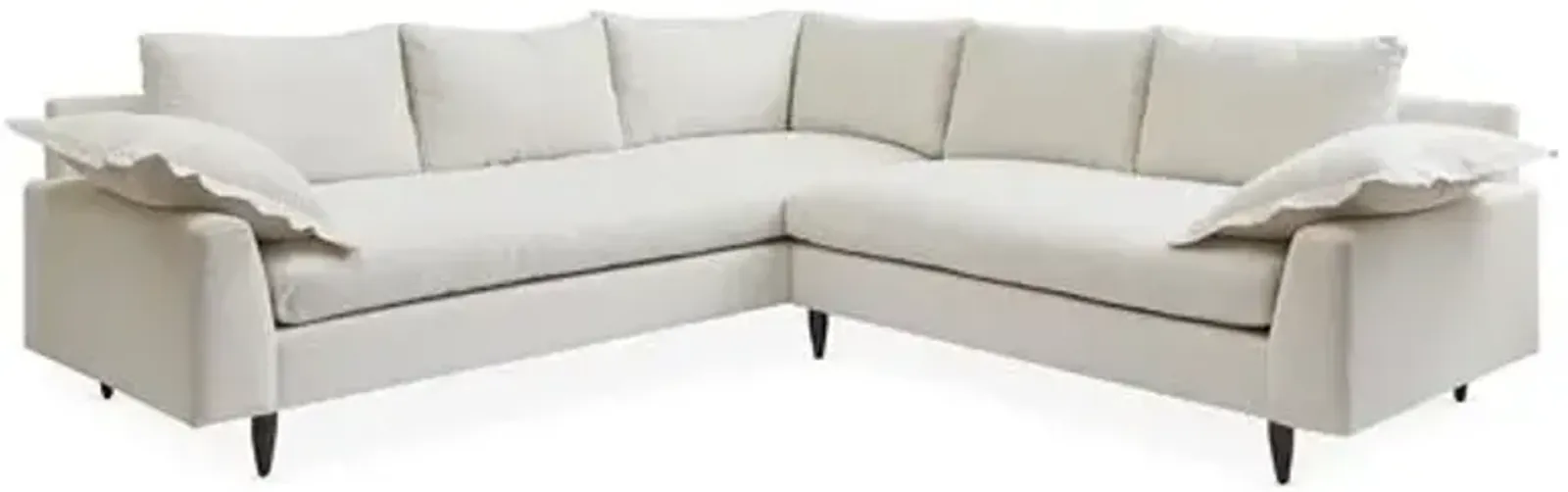 Lewis L-Shaped Sectional - Kim Salmela - Handcrafted - Ivory