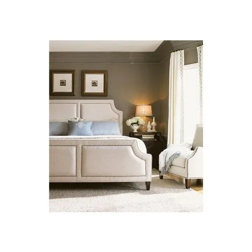 Chadwick Upholstered Bed - Oatmeal - Beige