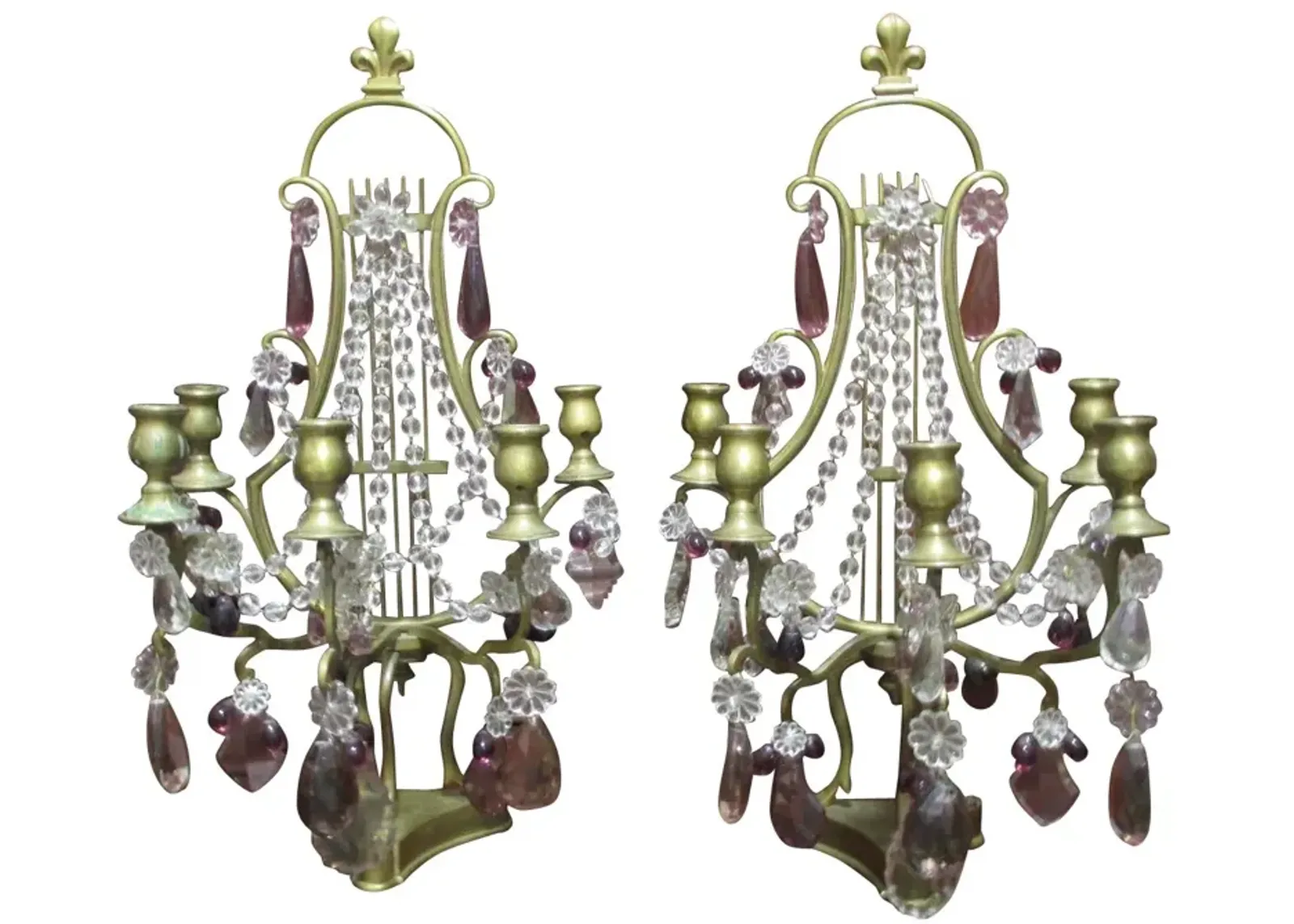 19th-C. Maison Bagues Bronze Candelabra - Something Vintage - Clear