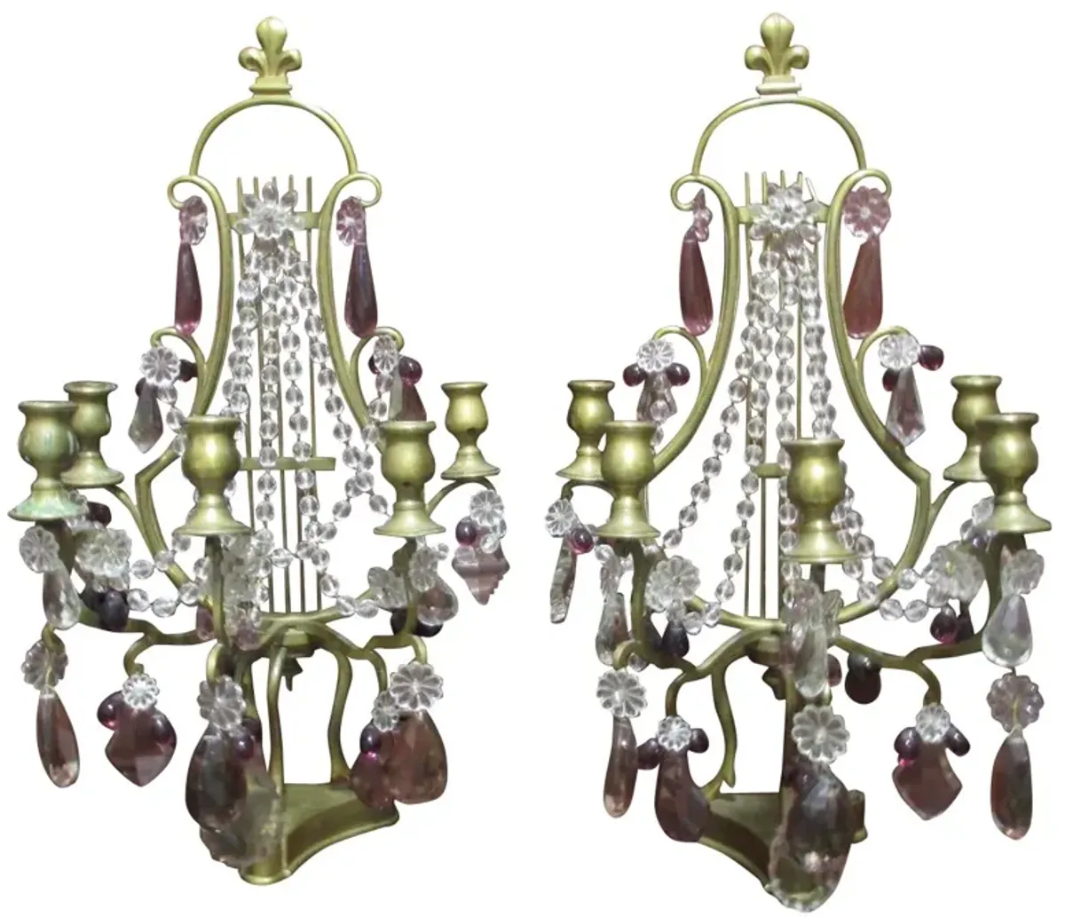 19th-C. Maison Bagues Bronze Candelabra - Something Vintage - Clear