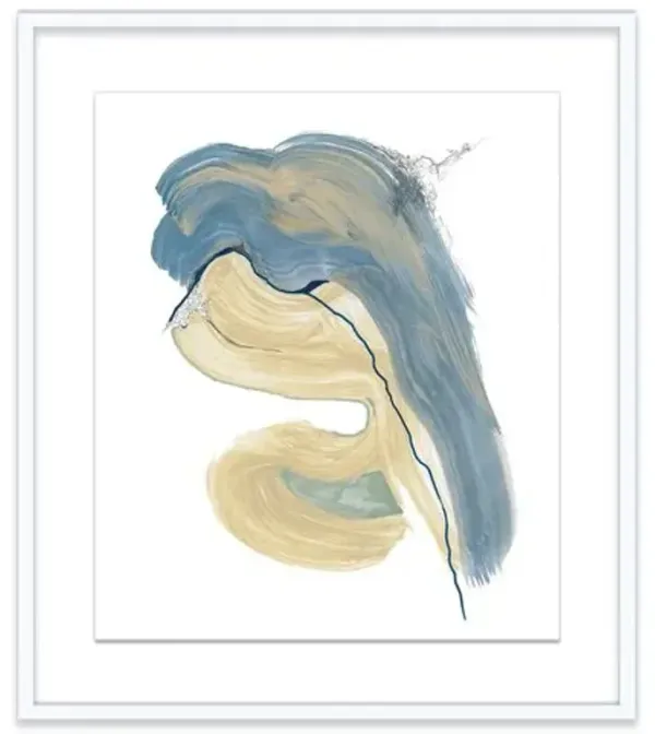 Rebecca Stern - Breath VIII Painting - Blue