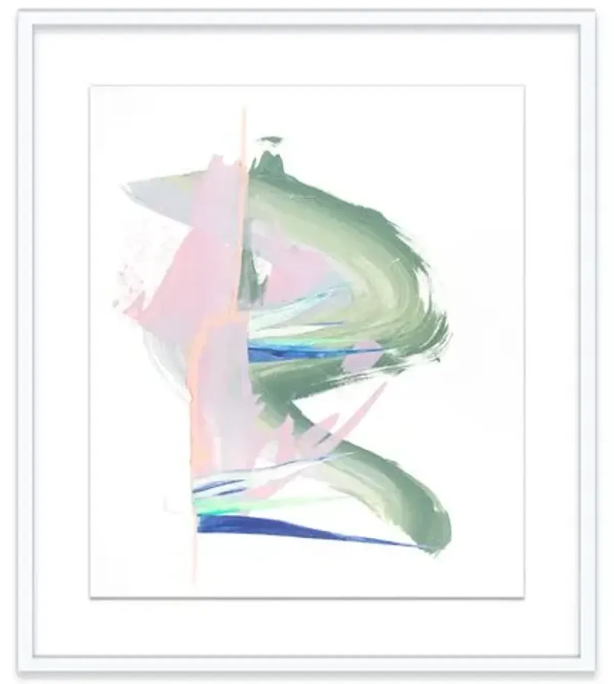 Rebecca Stern - Unknown I Painting - Blue