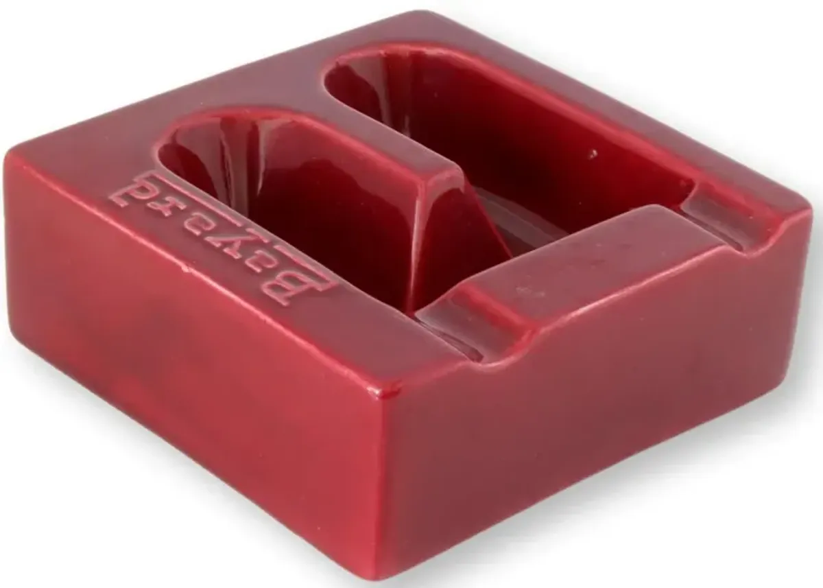 French Bistro Liquor Advertising Ashtray - Red