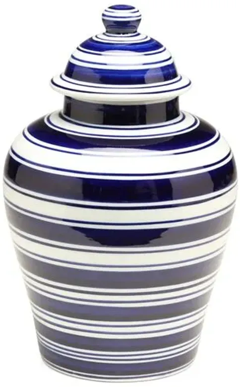 11" Soroa Classic Ginger Jar - Blue/White