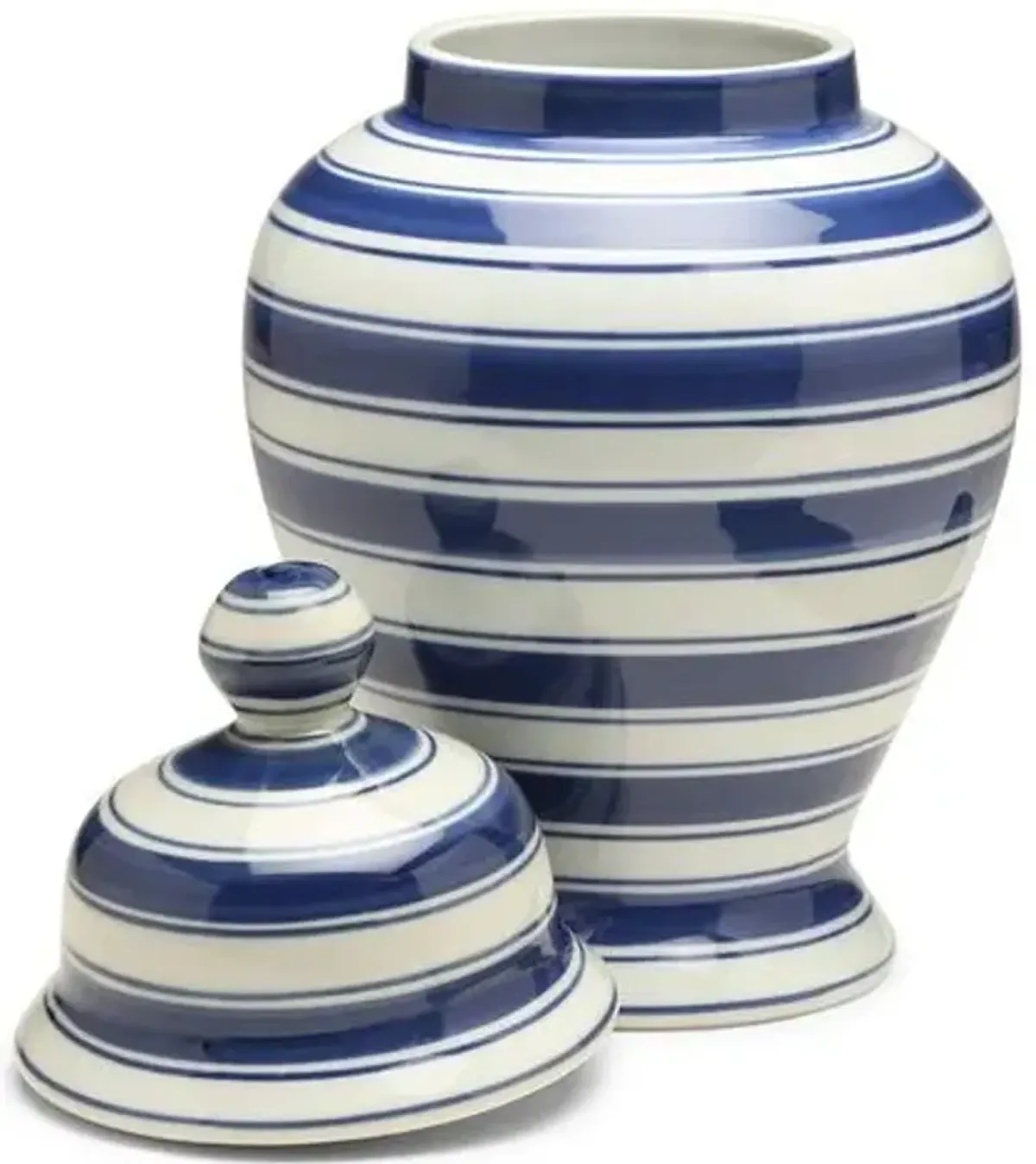 15" Soroa Tall Classic Ginger Jar - Blue/White