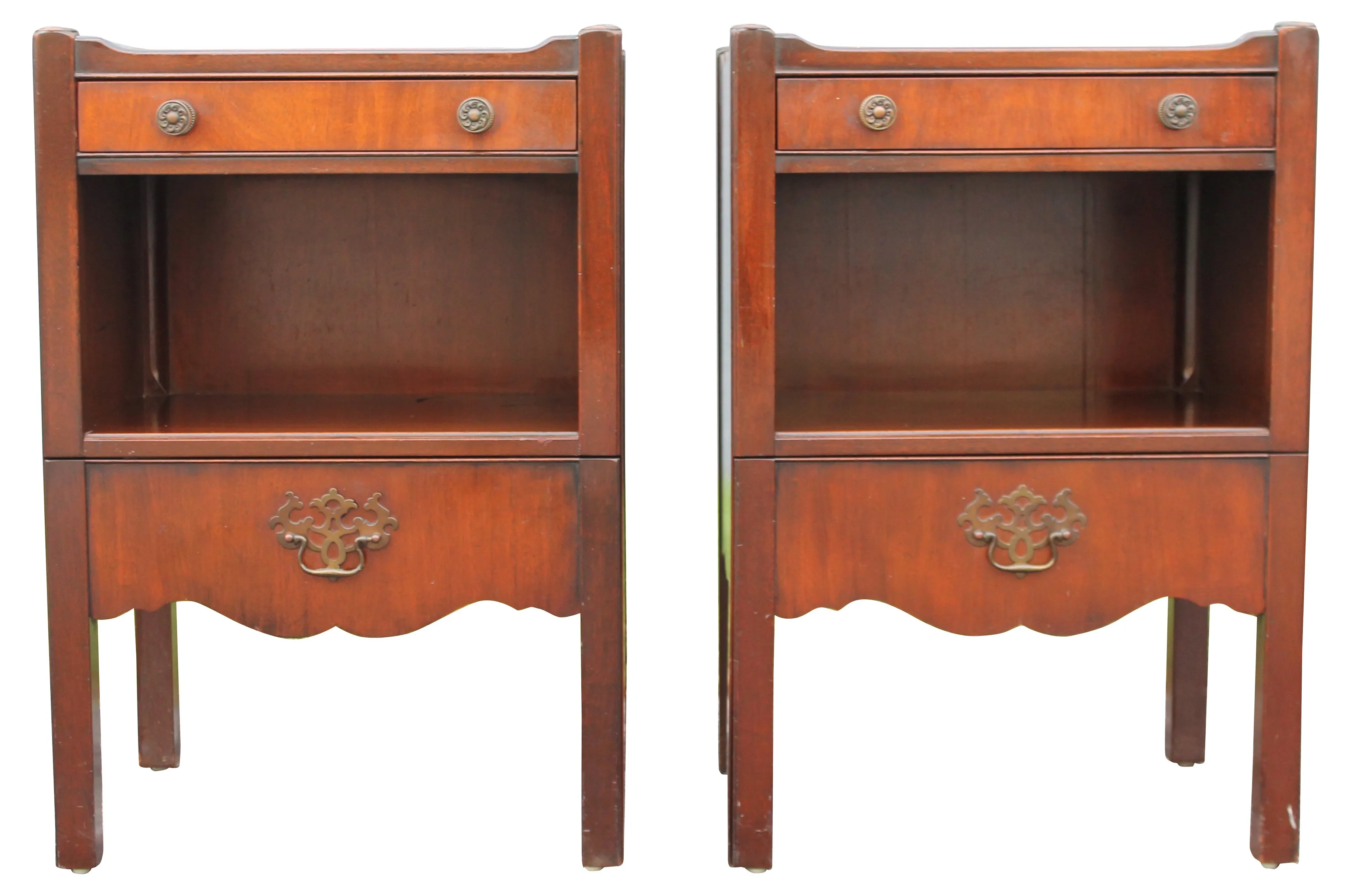 1940s Nightstands - Set of 2 - Something Vintage