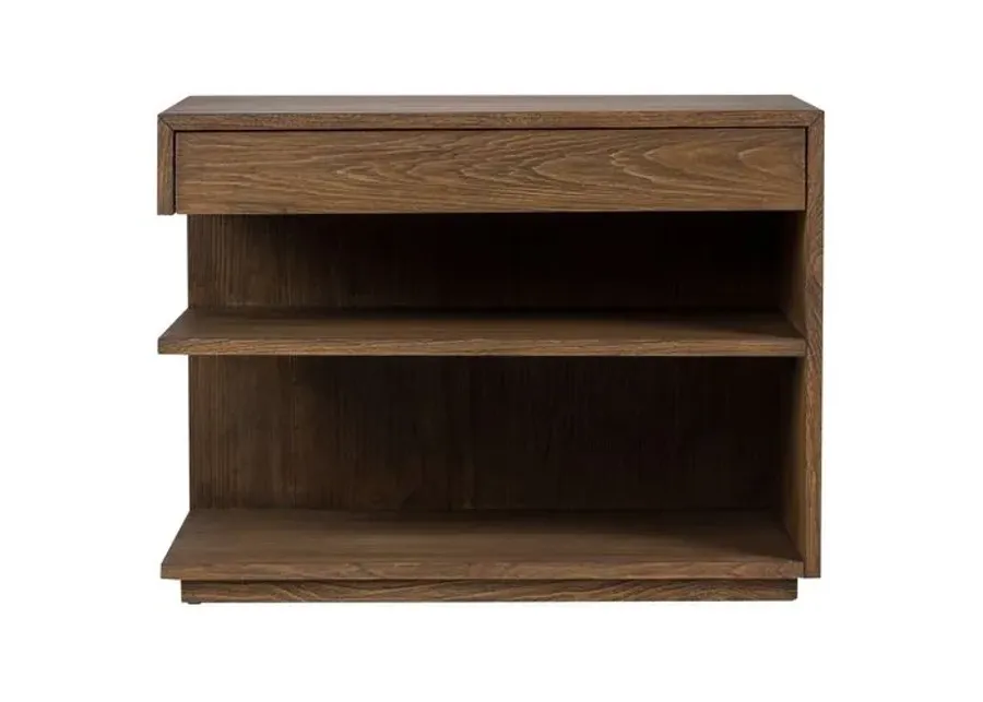 Laguna Left-Facing Nightstand - Mesa Brown - Brownstone Furniture