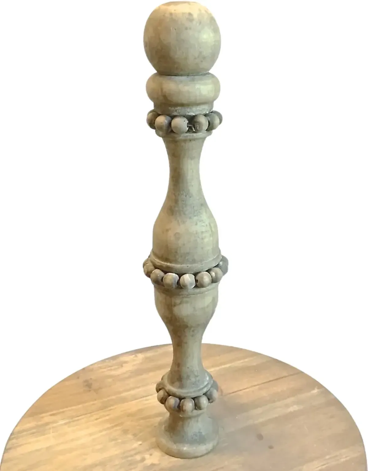 Wood Tiered Pastry Server - Vermilion Designs - brown