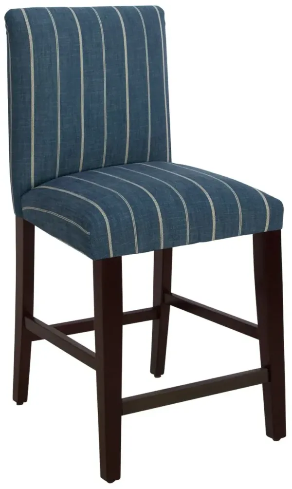 Shannon Counter Stool - Fritz Indigo - Handcrafted