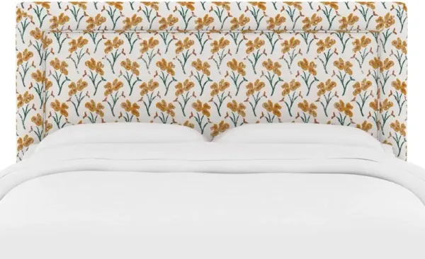 Collins Headboard, Marigold Floral