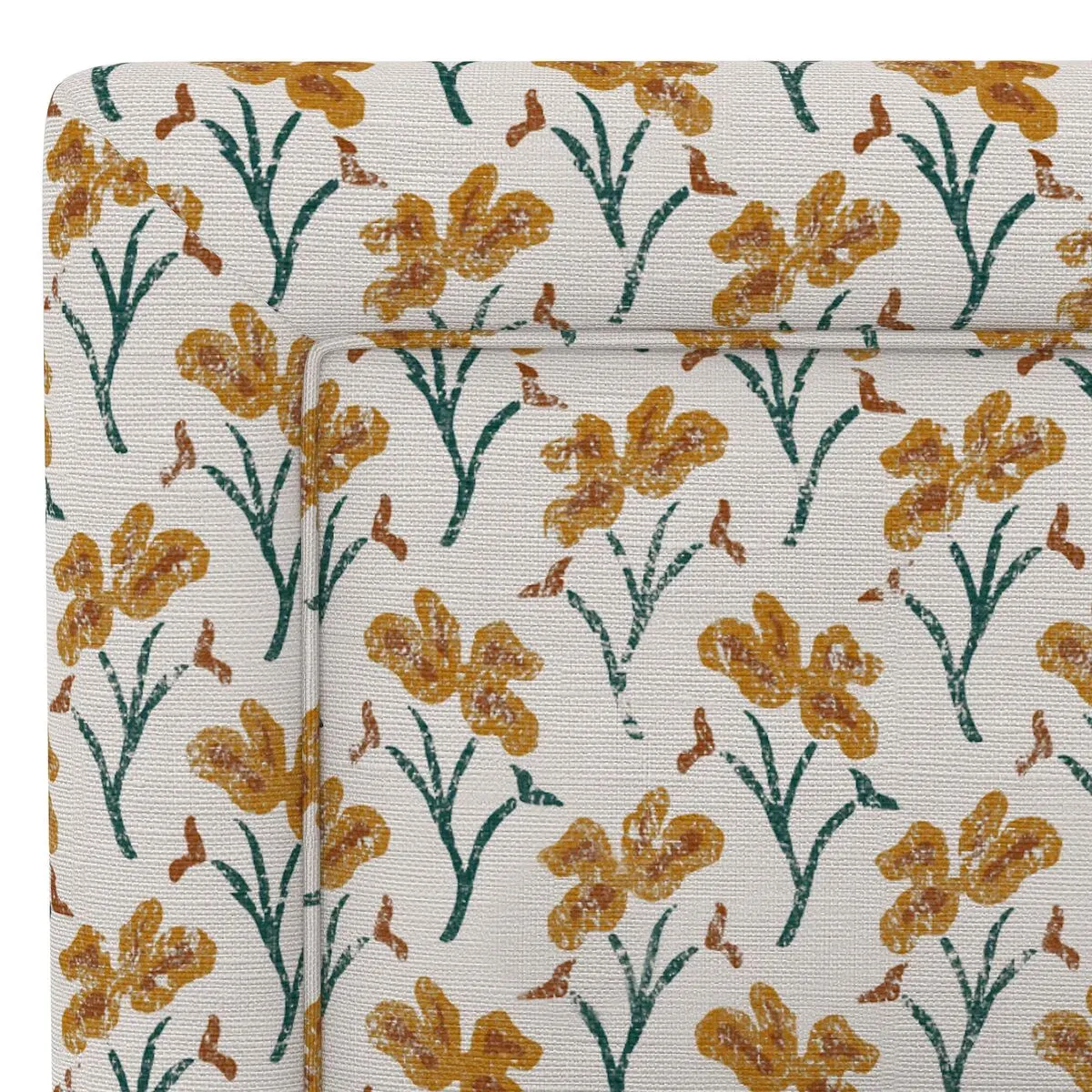 Collins Headboard, Marigold Floral