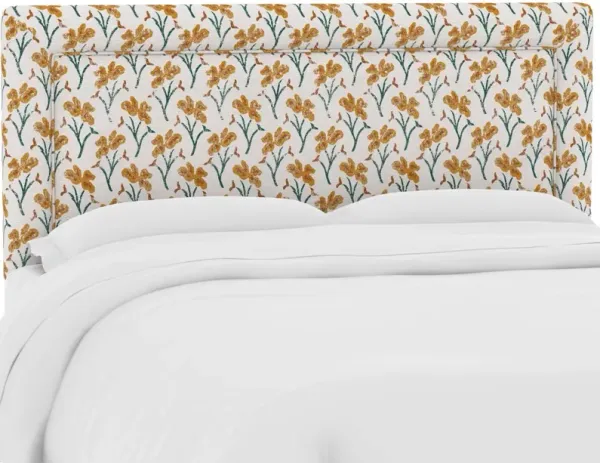 Collins Headboard, Marigold Floral