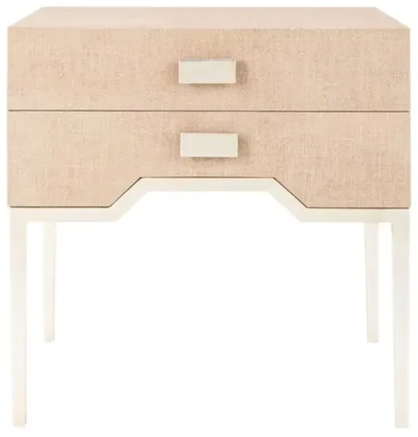 Olive Nightstand - Beige