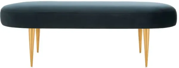 Loretta Bench, Navy Velvet