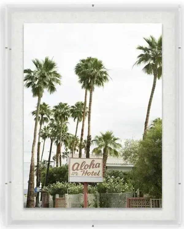 Christine Flynn - Aloha Hotel Photograph - White