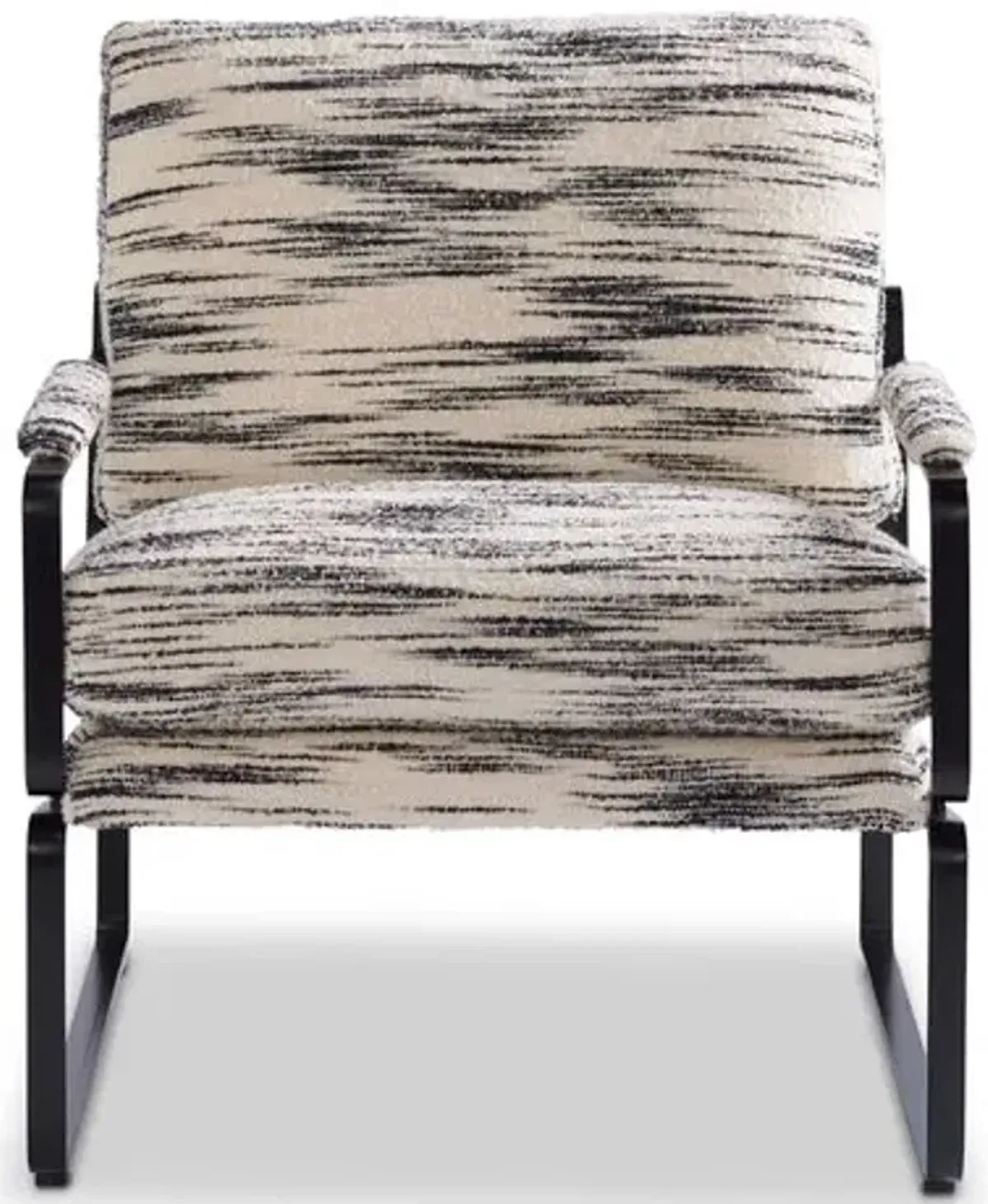 Harrison Chair - Salt/Pepper - Miles Talbott - Handcrafted - Black