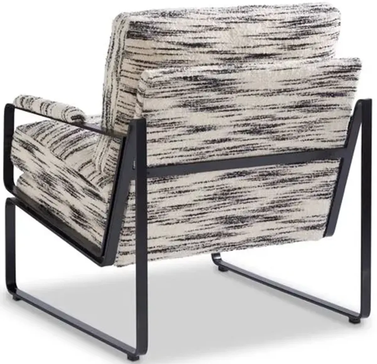 Harrison Chair - Salt/Pepper - Miles Talbott - Handcrafted - Black