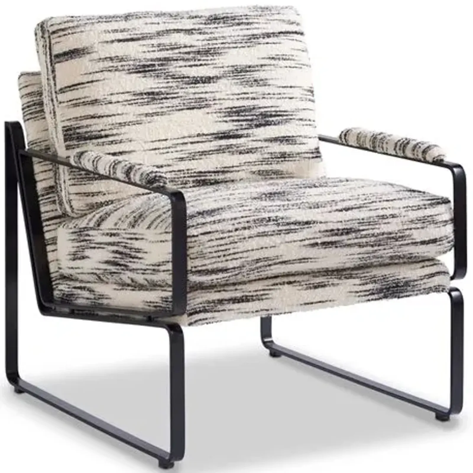 Harrison Chair - Salt/Pepper - Miles Talbott - Handcrafted - Black