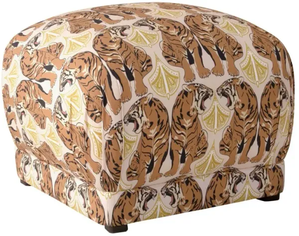 Benton Ottoman, Blush Tiger