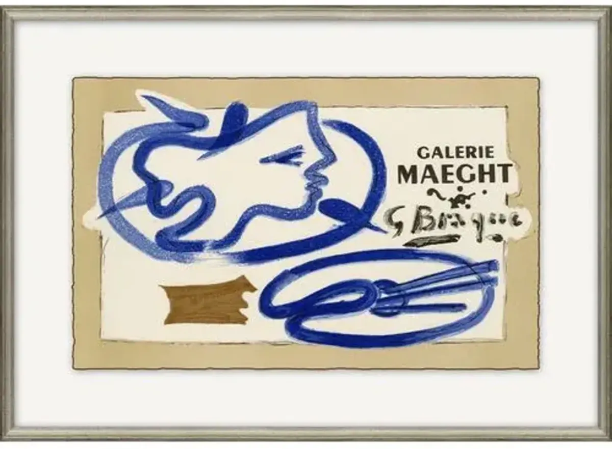 Gallery Maeght Poster - Soicher Marin - Blue
