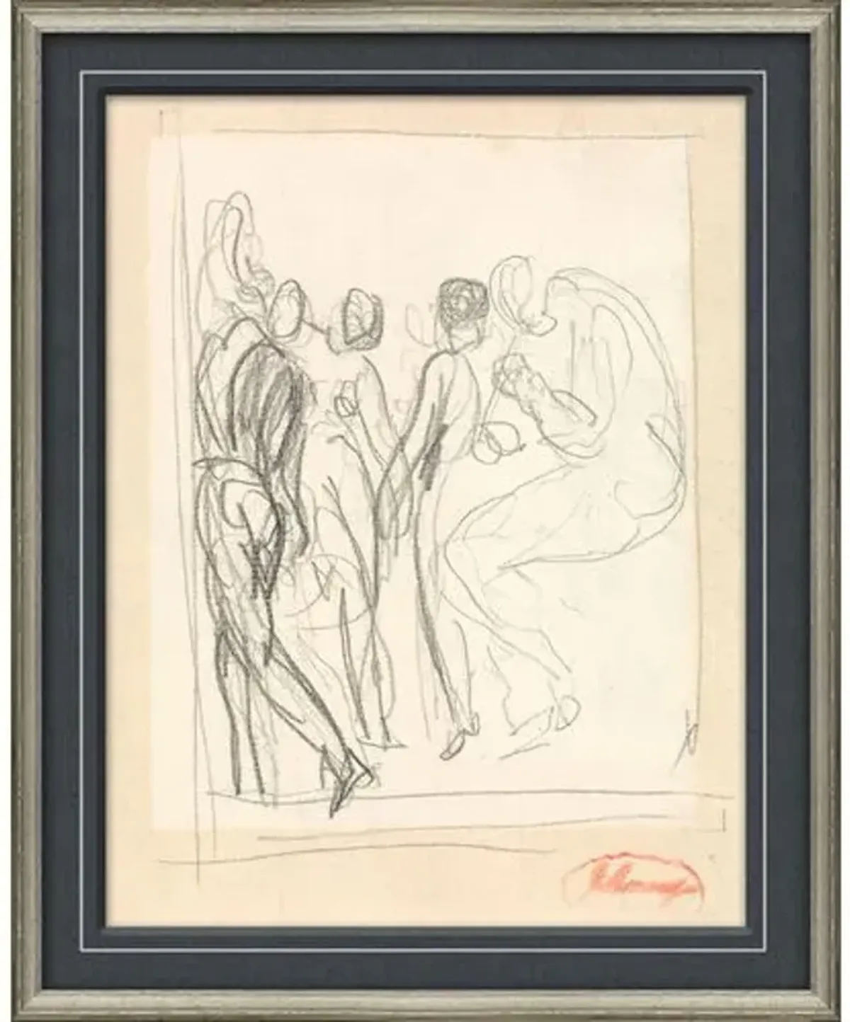 Figure Sketch - Soicher Marin - Blue
