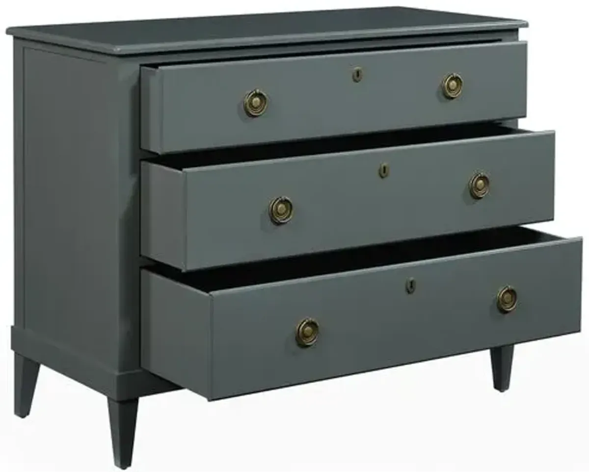 Adams 3-Drawer Dresser - Gray