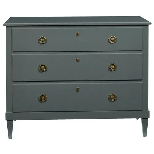 Adams 3-Drawer Dresser - Gray