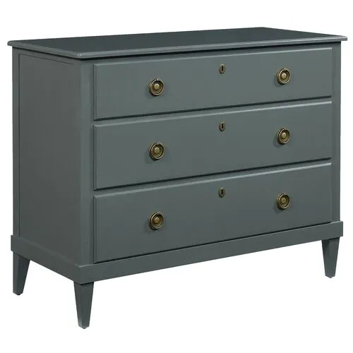 Adams 3-Drawer Dresser - Gray