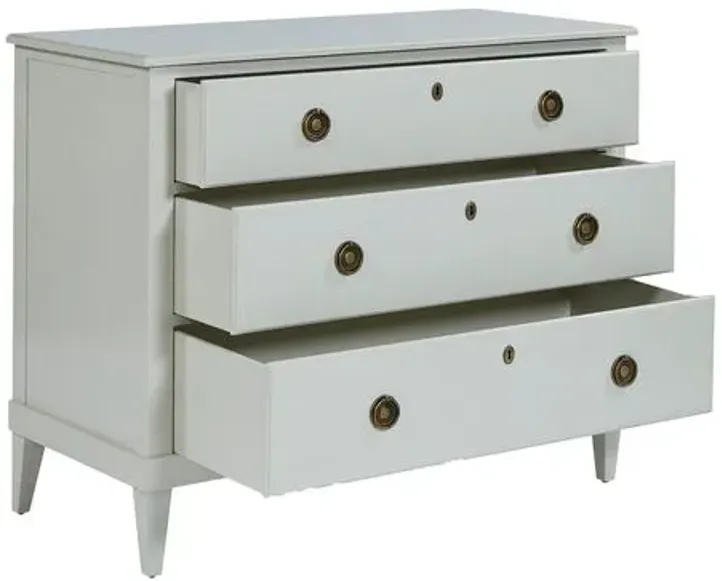 Adams 3-Drawer Dresser - Ivory