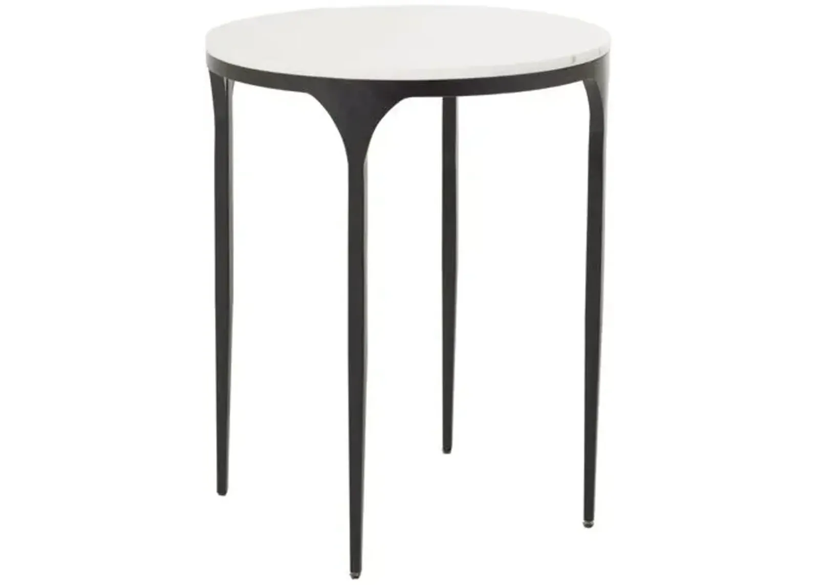 Hart Side Table - White - Gabby