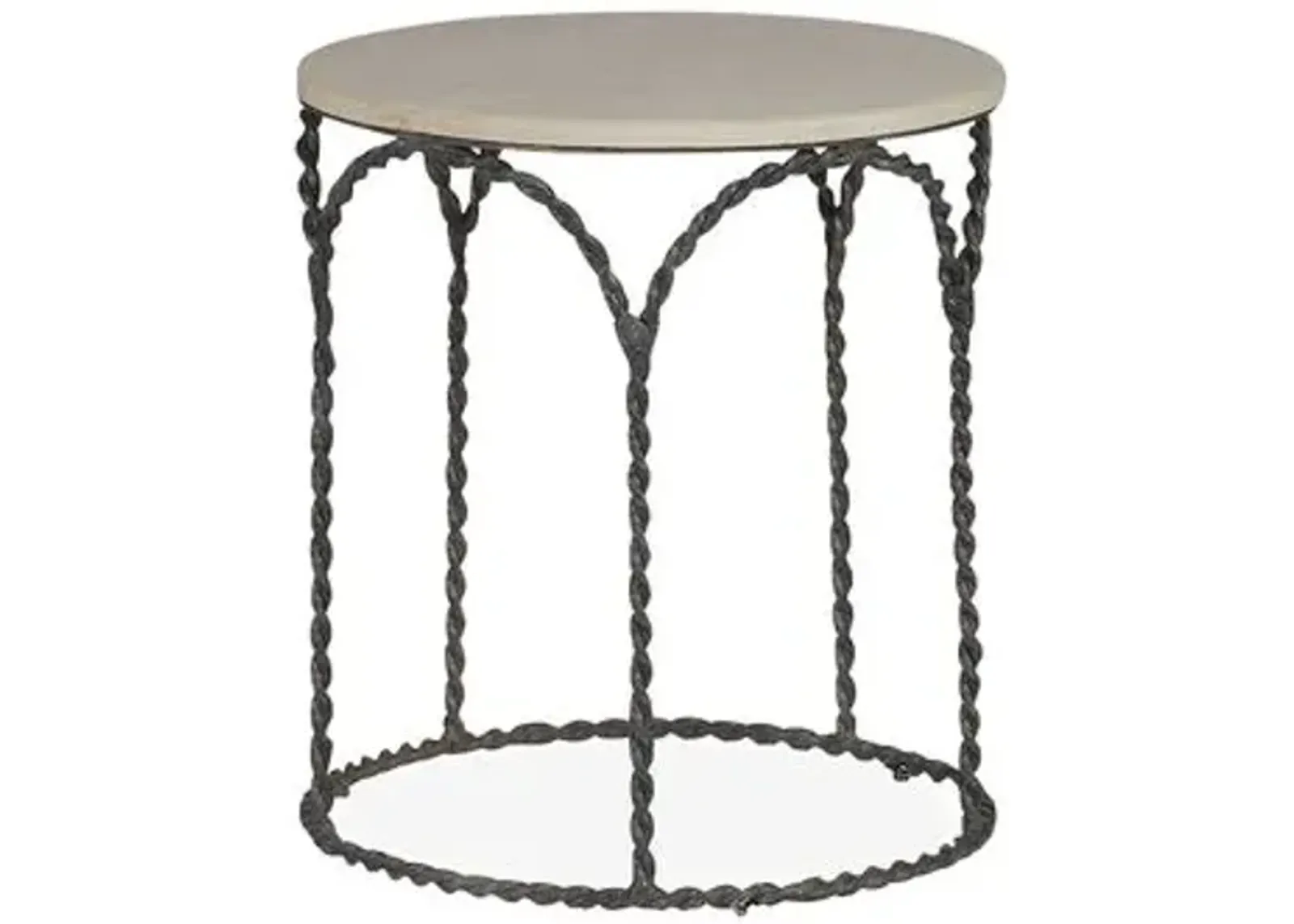 Bradley Side Table - Gabby - Beige